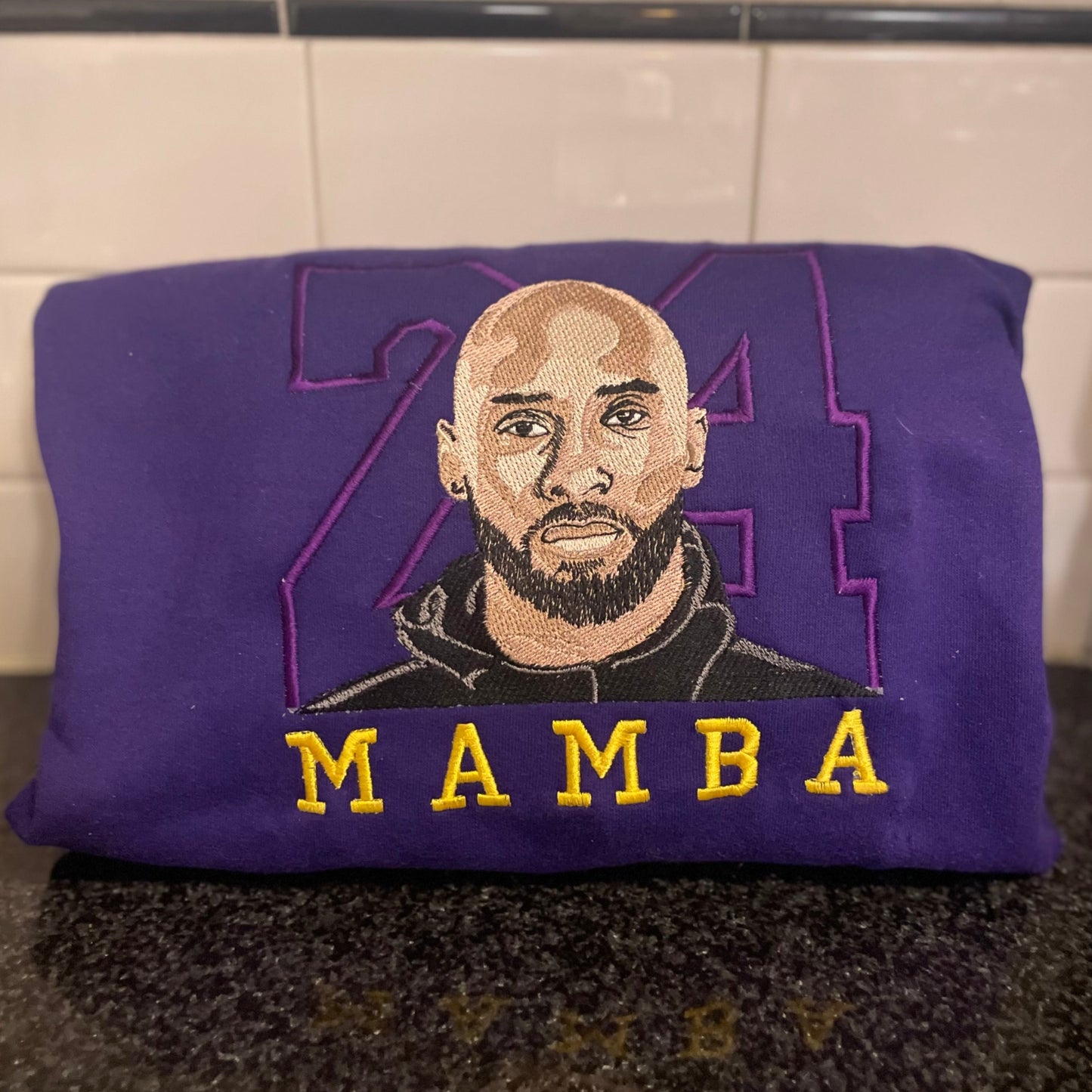 Kobe Bryant Black Mamba Custom Embroidered (Crewneck/Hoodie/Tshirt)
