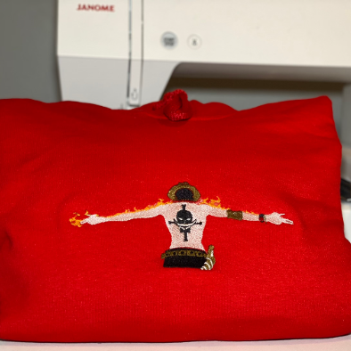 Embroidered Ace from On3 piece (tshirt/crewneck/hoodie)