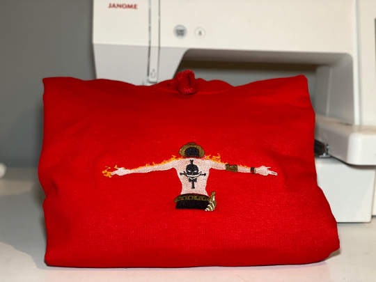 UPPERSIZES 2X-5X FOR -Embroidered Ace from On3 piece (tshirt/crewneck/hoodie) Active Photos
