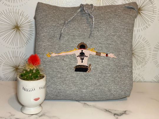 UPPERSIZES 2X-5X FOR -Embroidered Ace from On3 piece (tshirt/crewneck/hoodie) Active Photos