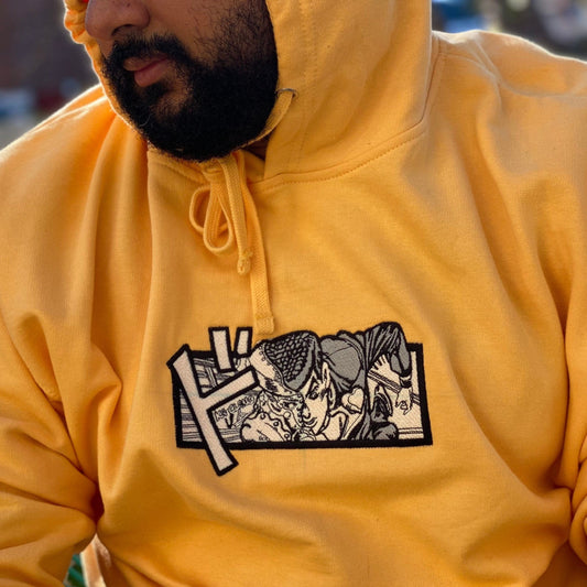 Embroidered Josuke Higashikata from Jojo's Bizarre Adventures (tshirt/crewneck/hoodie)