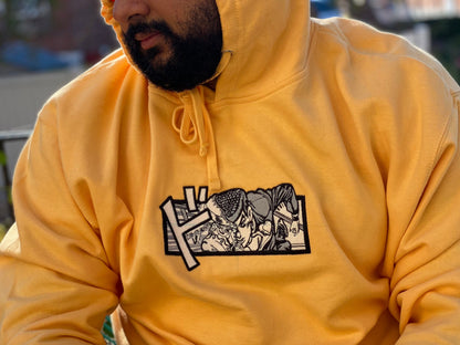 Embroidered Josuke Higashikata from Jojo's Bizarre Adventures (tshirt/crewneck/hoodie)