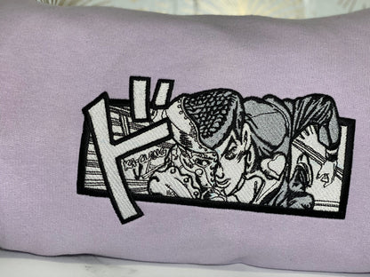 UPPERSIZES 2X-5X FOR -Embroidered Josuke Higashikata from Jojo's Bizarre Adventures (tshirt/crewneck/hoodie)