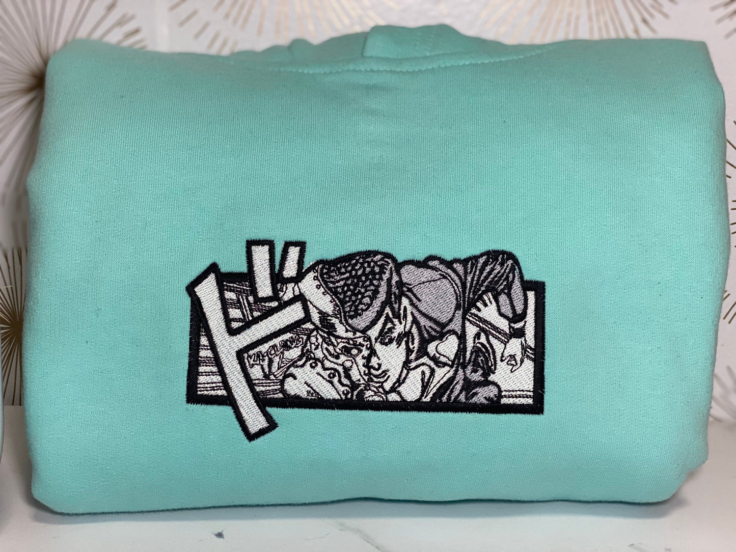 UPPERSIZES 2X-5X FOR -Embroidered Josuke Higashikata from Jojo's Bizarre Adventures (tshirt/crewneck/hoodie)