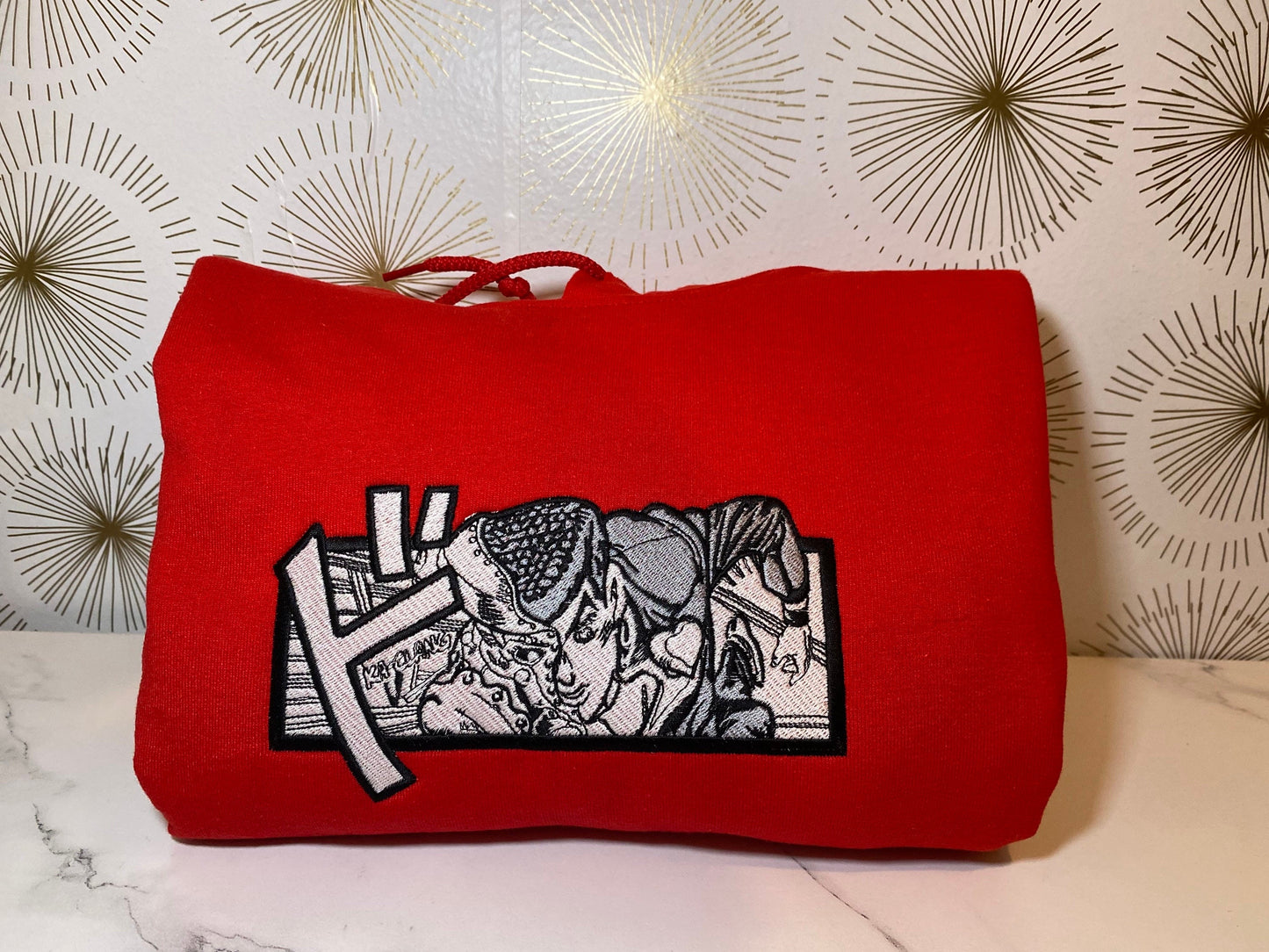 Embroidered Josuke Higashikata from Jojo's Bizarre Adventures (tshirt/crewneck/hoodie)