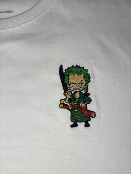 UPPERSIZES 2X-5X FOR -Embroidered Zoro Roronoa (Crewneck/Hoodie/Tshirt)