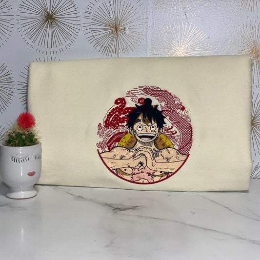 Luffy with Dragon (tshirt/crewneck/hoodie)