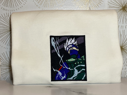 Kakashi from Naruto Custom Embriodered (Tshirt/Crewneck/Hoodie)