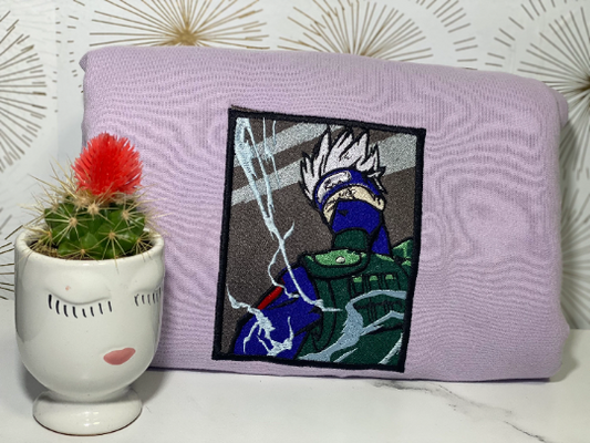 Kakashi from Naruto Custom Embriodered (Tshirt/Crewneck/Hoodie)
