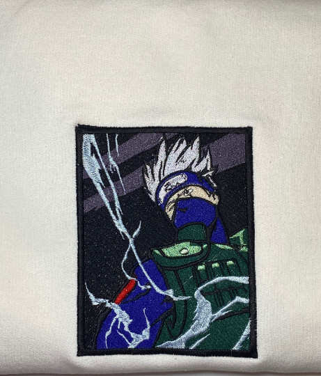 Kakashi from Naruto Custom Embriodered (Tshirt/Crewneck/Hoodie)