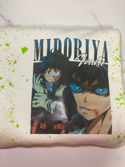 Izuku Midoriya Vinyl (Crewneck/Hoodie/Tshirt)
